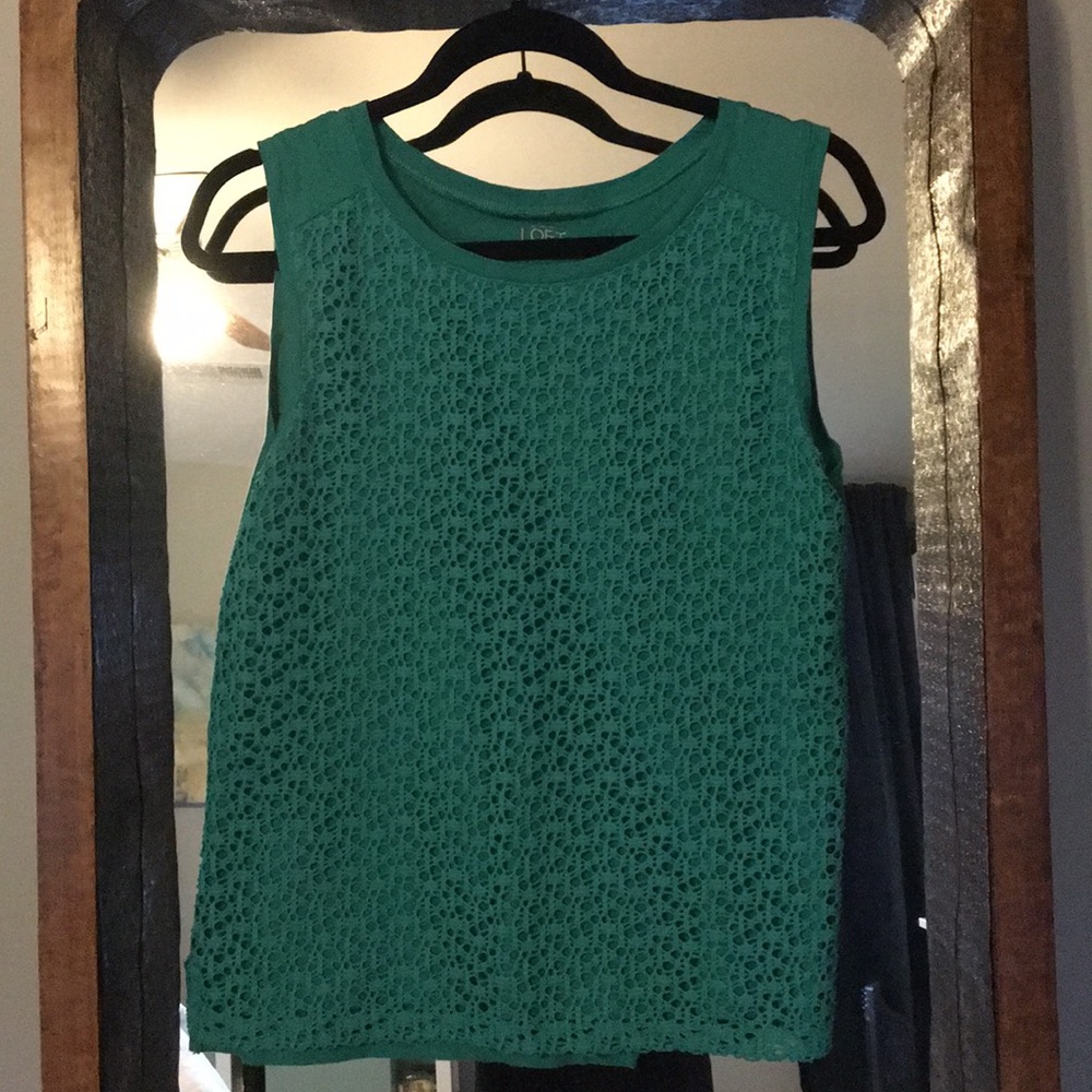 Loft tank top size small EUC